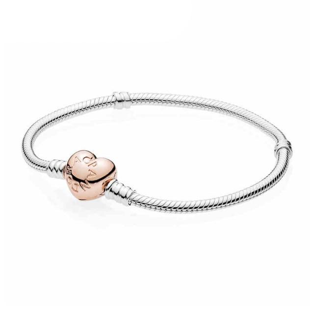 Застежка браслет змея стерлингового серебра 925 пробы браслет из змеиной кости животных женский подарок на день рождения роскошные ювелирные изделия