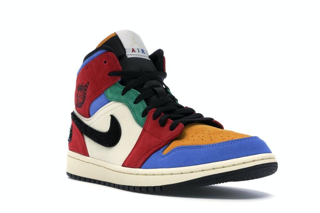 Jordan 1 Mid x Blue The Great Fearless 2019 Мужские- CU2805-100