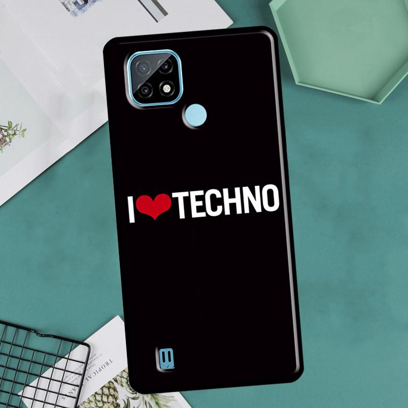 Техно-музыка для Realme GT Neo 2 3 Master 8i 9i 8 9 Pro Plus C35, чехол для OnePlus 9 10 Pro 9R 10R Nord2
