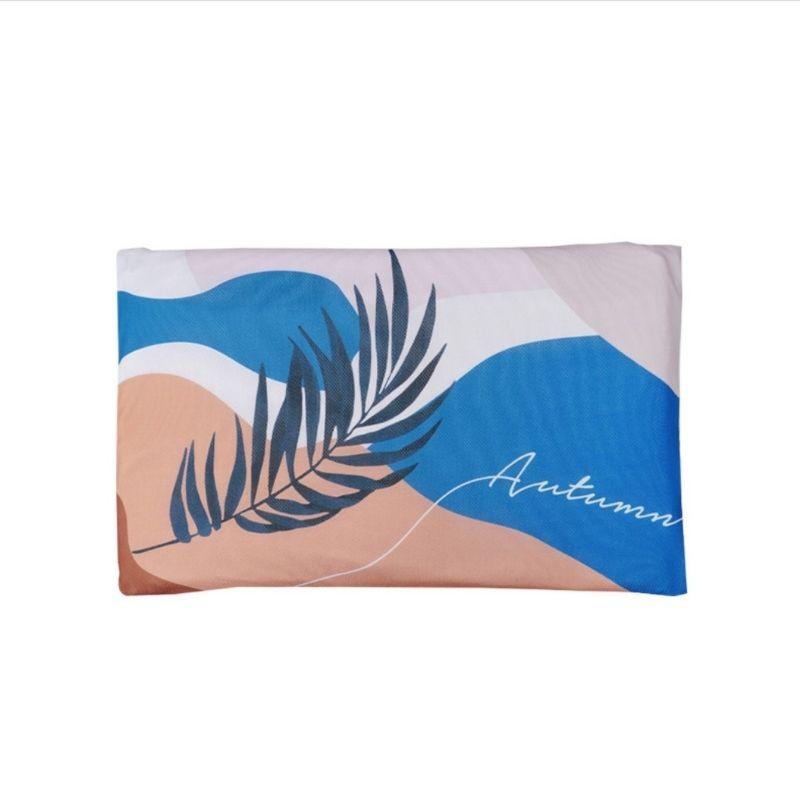 (Homlly Soft Diatomite Floor Bath Mat with Washable Cover (Design) (X2PCS)