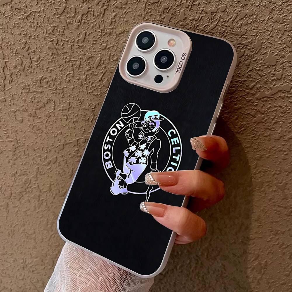 B-BostonS ЛОГОТИП C-Celtics Чехол для телефона для IPhone 16 15 14 13 12 11 17 Pro MAX Plus Pro Матовый ударопрочный чехол