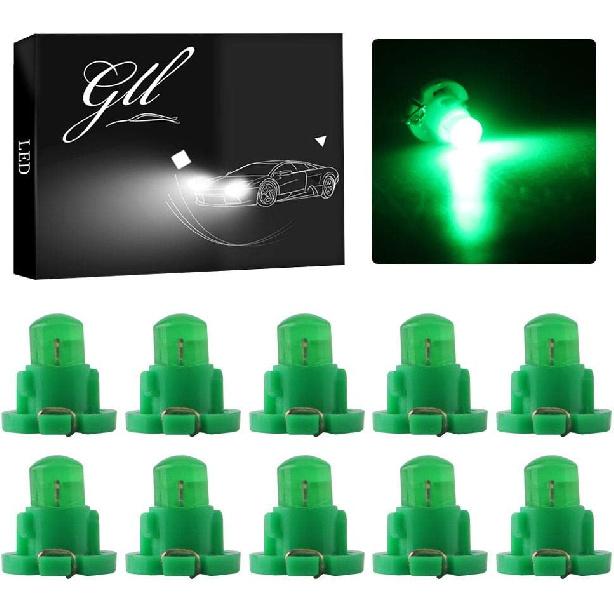 Grandview 10pcs T4.2 COB 1 SMD Led For Dashboard trument Cluster Light Car Light Bulb Side Light Indicator light Interior Panel Bulb Light 12V (Blue)