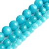 Круглые бусины из синего нефрита для изготовления ювелирных изделий, диаметр 6/8/10/12 мм, длина 15 дюймов.