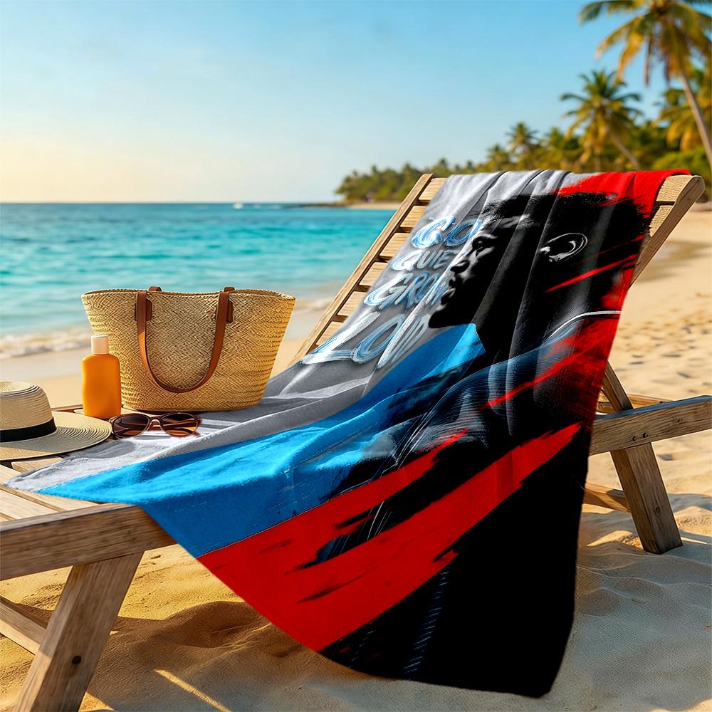 Flame Passion Beach Towel Quick-Dry Soft Microfiber Comfortable Lightweight Suitable for Sports, Travel, Swimming, Yoga, Bathroom, Beach, And Pool