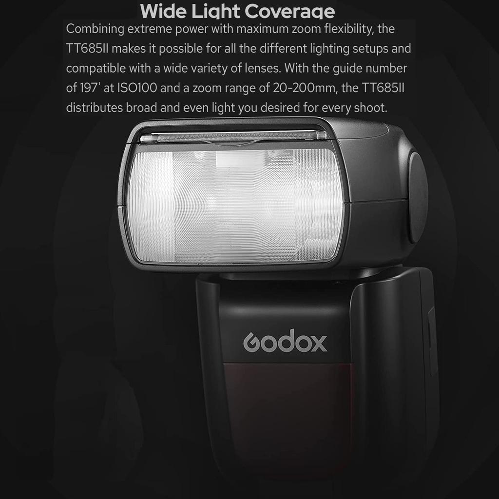 Вспышка GODOX Strobe Speedlight совместима с Sony TTL GN60 HSS, высокоскоростная синхронизация, время перезарядки, беспроводная система X, технический знак соответствия включен