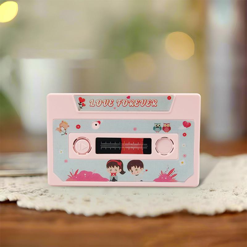 Recording Voice Card Tape Greeting Card Recordable 300 Seconds Diy Recording Musiccard Valentine'S Day Anniversary Birthday Gift