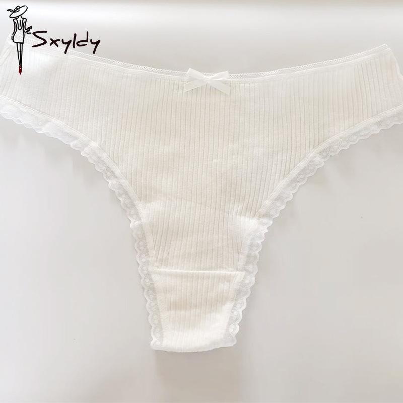 Women's Sexy Cotton Thongs Panties Female Seamless Underpants Sports Lingerie Breathable Low Waist G-string