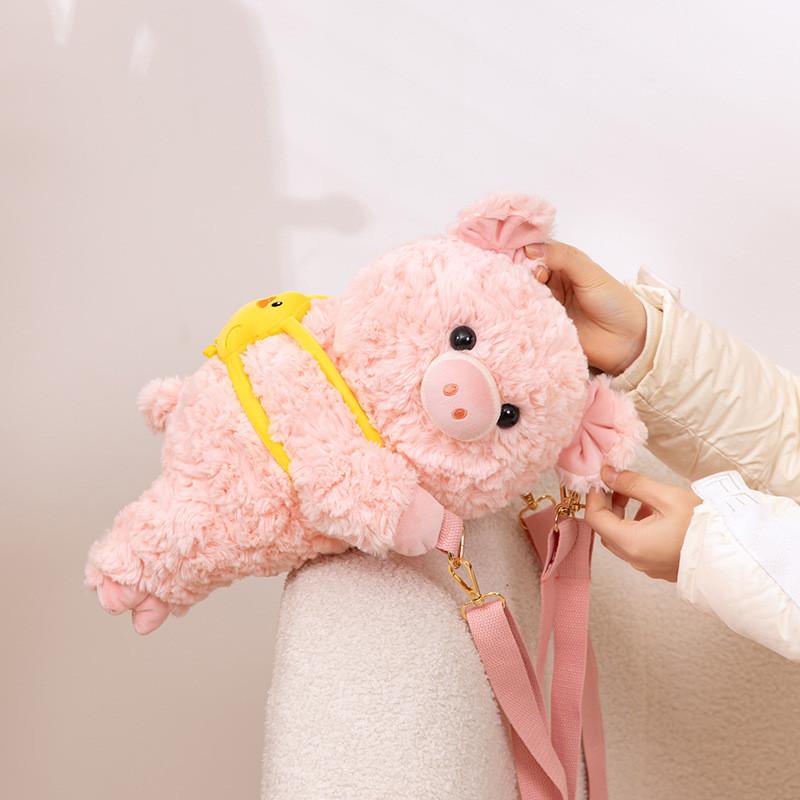 Plush Raccoon Stylish Bag Cute Panda Backpack Cuddly Penguin Soft Toy Perfect Kids For