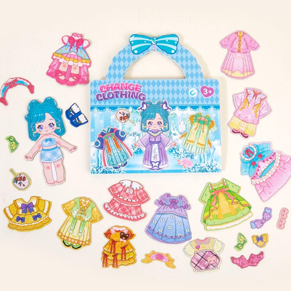 Cartoon Sticker Quiet Book Paper Diy Manual Quiet Book Cartoon Sticker Book Children Gifts
