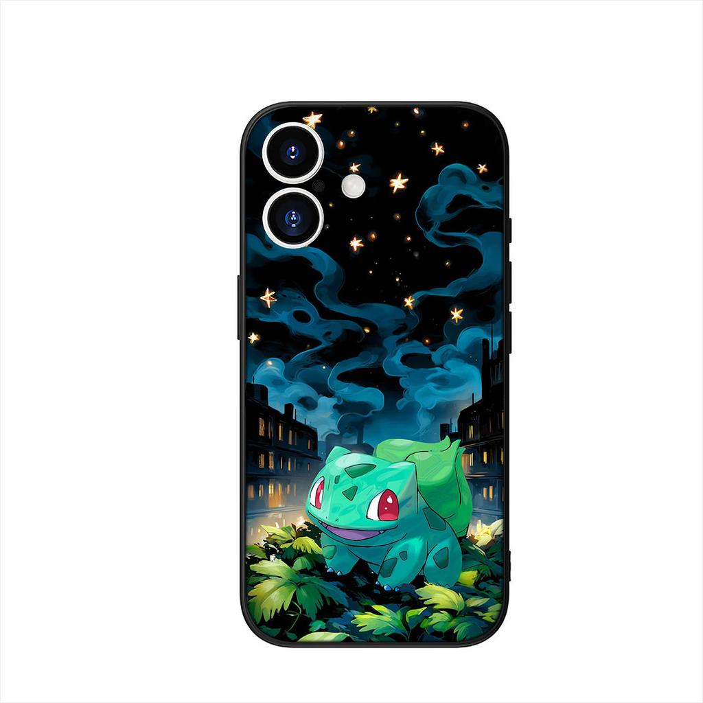 Cute P-Pokemons Bulbasaur P-Pikachus Phone Cover Case for OPPO A18 A16 A17 A38 A54 A40 A60 A80 A78 A79 A57 A55 A96 A15 A12
