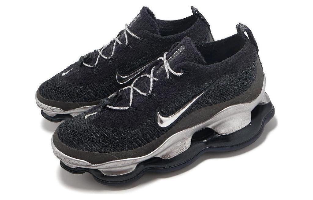 Nike Air Max Scorpion Fk 'Черный Металлик Серебристый' Женские HJ3487-001