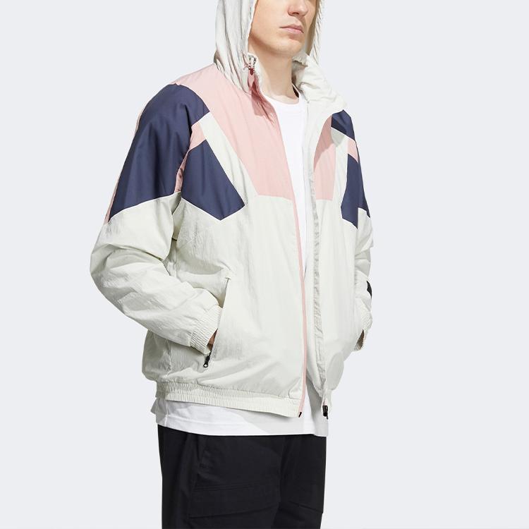 Adidas Мужская куртка с капюшоном Essentials Верхняя одежда Фиолетовый Розовый HE9893