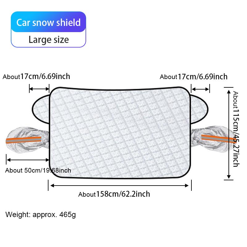 Car Front Windshield Cover Auto Sunshade Snow Ice Protection Cover Winter Summer Windshield Shield