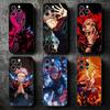 Аниме Итадори Юдзи JUJUSU Мягкий чехол для телефона для iPhone 16 16E 17 Air 15 Pro Max 14 Plus 13 Mini 11 12 7 Черный задний корпус