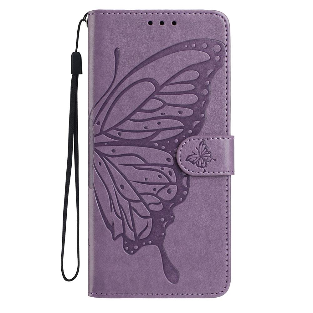 Butterfly Flower Leather Phone Wallet Case Book For Moto G Play Edge G 5G G10 G20 G22 G30 G32 G40 G60 G62 G71S G73 G82 G86 Cover
