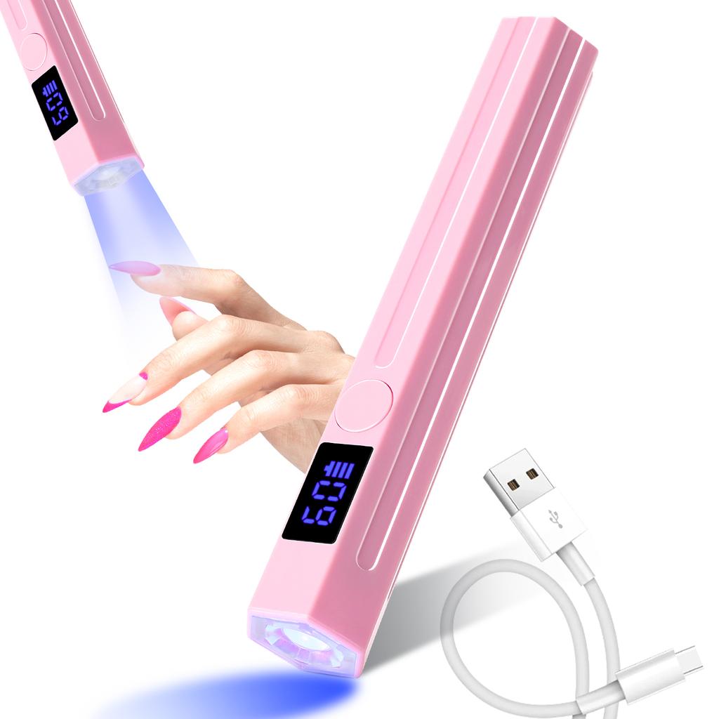 Перезаряжаемый мини-фонарик, сушилка для ногтей, УФ-светодиодная лампа для сушки гелевых ногтей, лампа для сушки лака, маникюрные инструменты для дизайна ногтей
