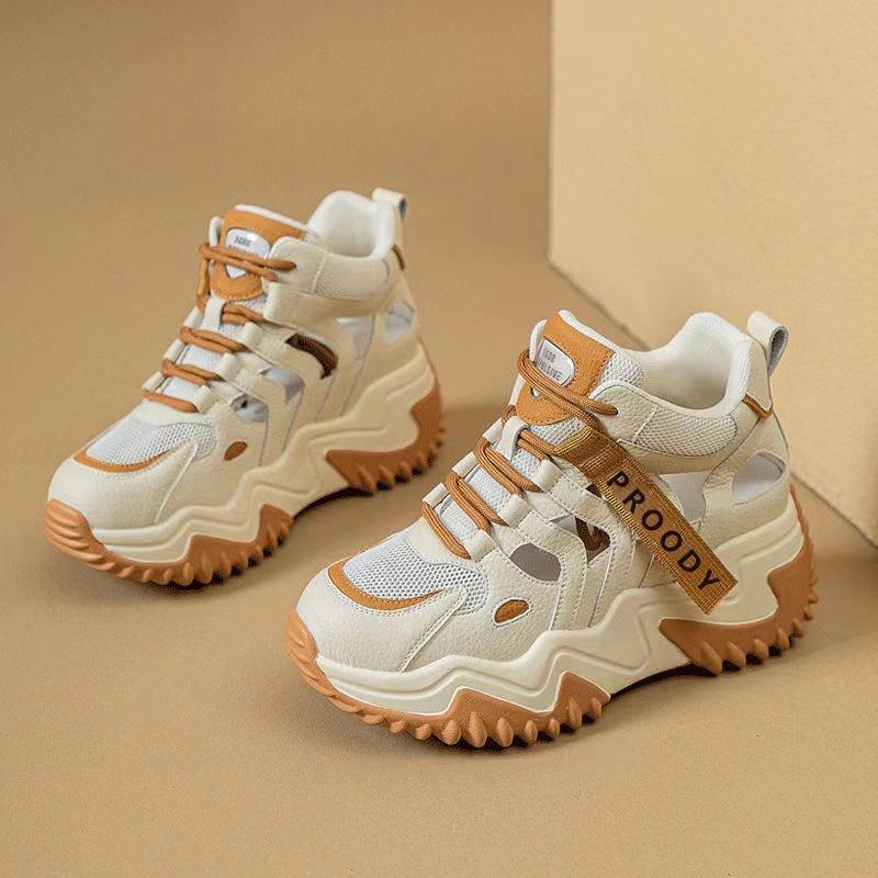 2023 летние новые маленькие белые туфли, студентки, универсальные туфли, увеличивающие воздухопроницаемость, повседневная обувь