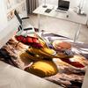 1pc One Punch Man Saitama Print Area Rug - Soft, Washable Non-Slip Indoor Mat, Living Room, Home Office Decorative Rug,Office Decorative