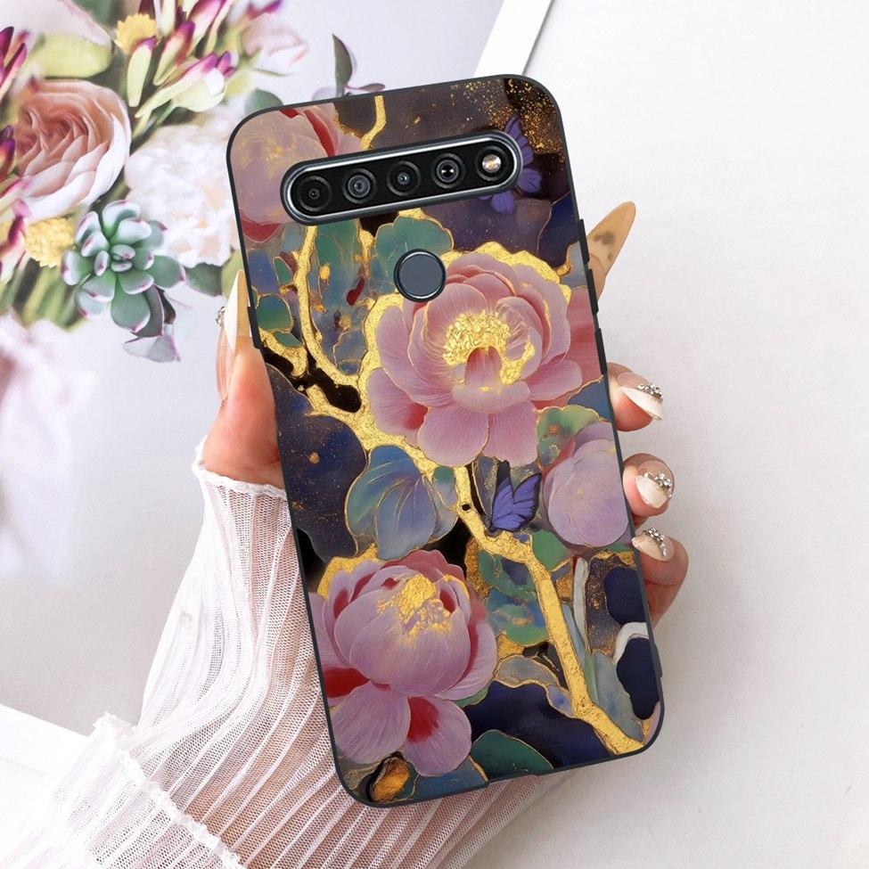 Casing For LG K41S 2020 Cover Silicone Cute Fashion Butterfly Funny Painted Phone Case LM-K410 LMK410EMW LM-K410EMW