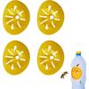 Wasp Trap, Wasp Trap, Yellow Wasp Traps, Wasps Hornets Fruit Flies Trap Bee Shape Flying Traps 4 Pieces