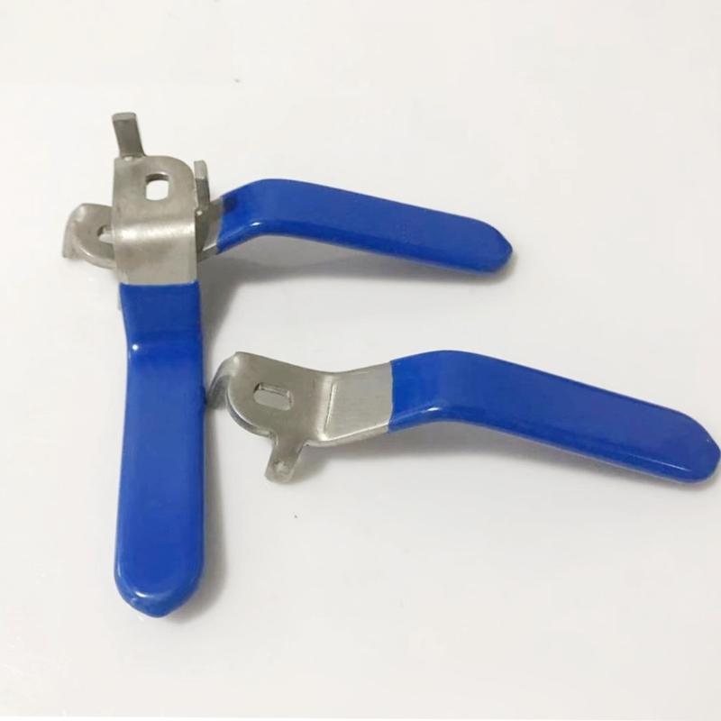 Steel Ball Valves Handle Replacement Manual Quarter-Turn Part with Blue Grip for Home Plumbing Repair Service Support
