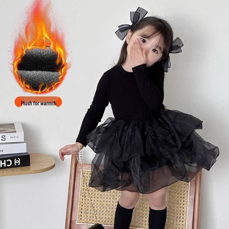 2025 New Autumn Princess Dress for Girls: Stylish Early Autumn Wear for Baby Girls