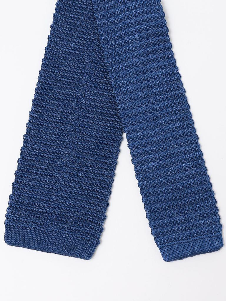 Цвета Корабли Шелк Полиэстер Вязаный Галстук 218230198 Синий Один Размер