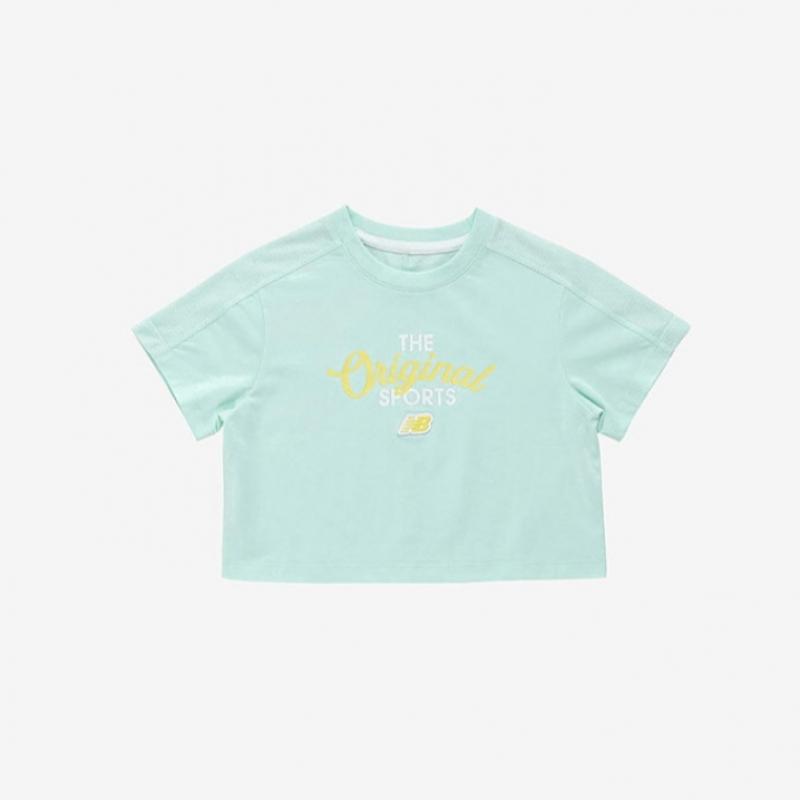 New Balance Детский комплект Nbgc с коротким рукавом, кроп-топ, плиссированная юбка, Nk9ye2806g 84