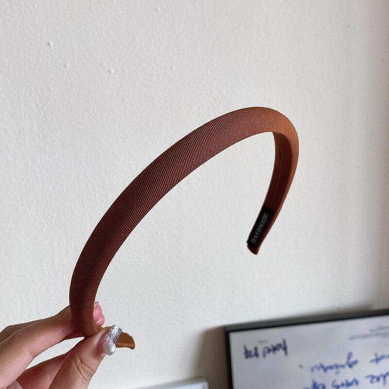 Новые корейские женские широкие ленты для волос, головной убор, винтажный простой обруч для волос с принтом, резинки для волос, аксессуары для волос для девочек, головные уборы