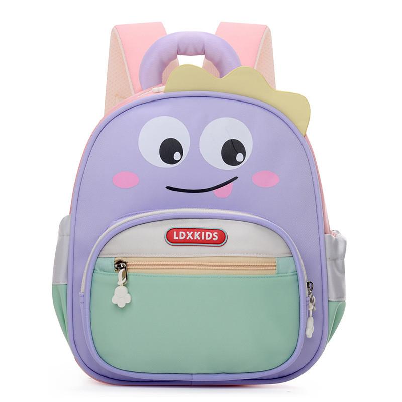Childrens Cute Backpack Cartoon Design Unisex Student School Bag Kids Waterproof