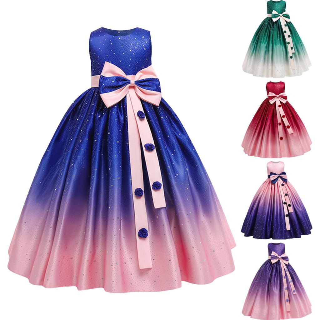 Girls Princess Dress, Children's Dress, Flower Girl Wedding Dress, Dress, Performance Dress