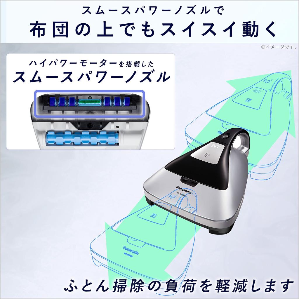 Panasonic Датчик обнаружения домашней пыли в бумажной упаковке для футона, оснащенный серебряным MC-DF500G-S