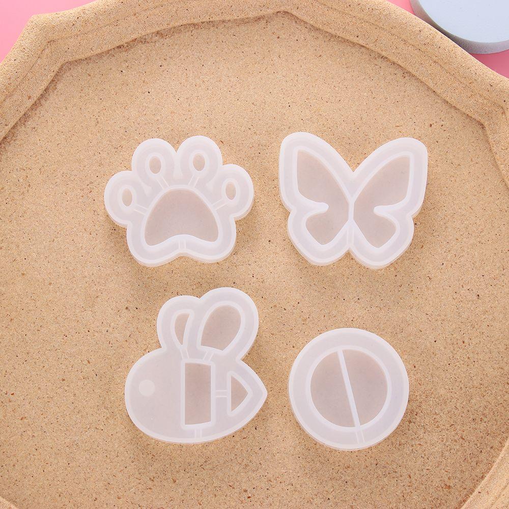 Инструменты для изготовления ювелирных изделий из эпоксидной смолы Форма для шейкера из смолы Формы для подвешивания бирок Формы для брелоков Quicksand Silicone Mold