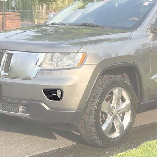 Углеродная Накладка на Передний Противотуманный Фонарь Рамка Противотуманной Фары Отделка Для Jeep Grand Cherokee 2011-13