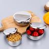 Round Korean Stainless Steel Bowl Single Layer Children Bowl Tableware Rice Bowl Kimchee
