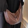 Повседневная большая вместимость однотонная весенняя новая модная новая ретро простая сумка-тоут через плечо с пельменями