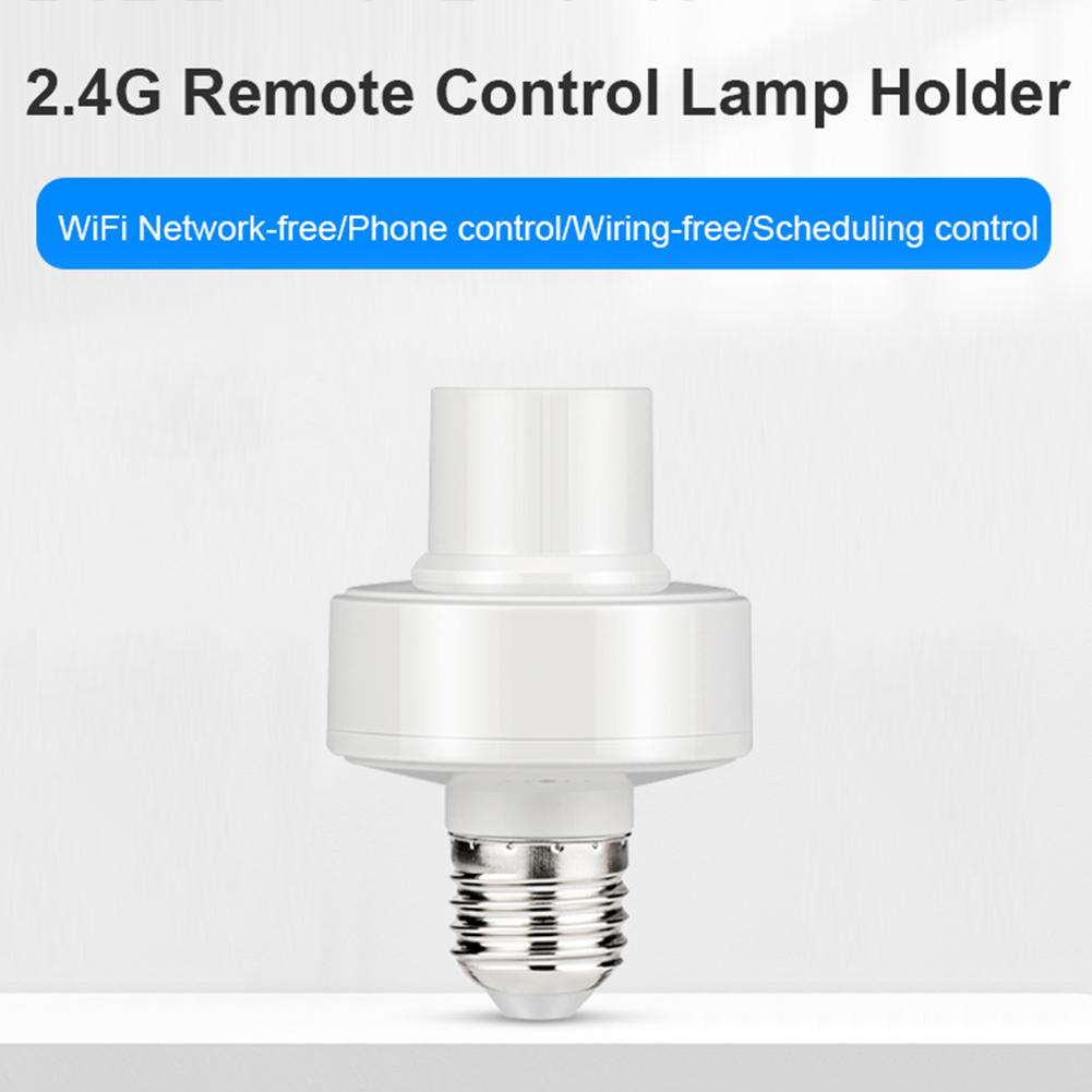 Умная база-ночник eWeLink Патрон для умной лампочки E27 Держатель для умной лампочки с поддержкой Bluetooth для iOS Android
