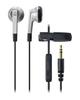 Earphones Wired with Microphone for TV Inner Ear Type Silver Audio-Technica ATH-C505TV