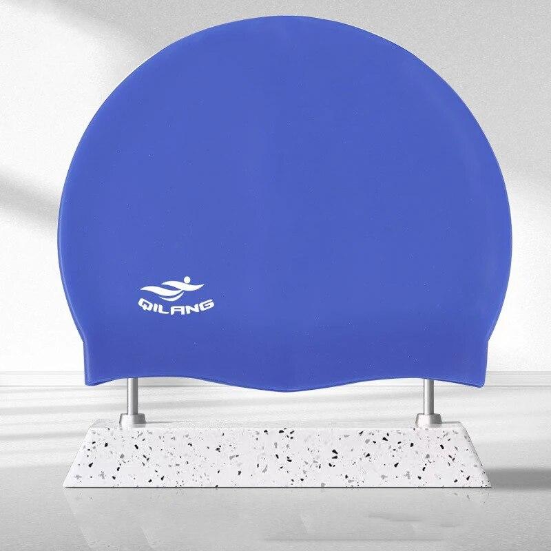 Силиконовая шапочка для плавания высокого качества без запотевания для взрослых и детей, водонепроницаемая силиконовая шапочка для плавания, водонепроницаемые беруши