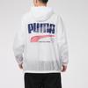 Puma Спортивная ветровка с логотипом и капюшоном. Мужская верхняя одежда Белый 531487-02