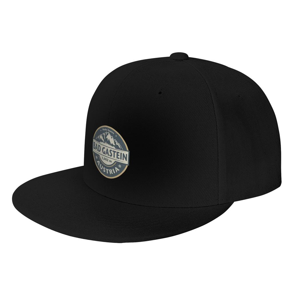 Fashion Bad Gastein Austria Flat Brim Sun Hat Unisex Style Caps