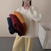Lazy Wind Heavy Industry Coarse Needle Twist Sweater Women's Autumn and Winter New Curling High-end Loose Pullover Knitted Sweater