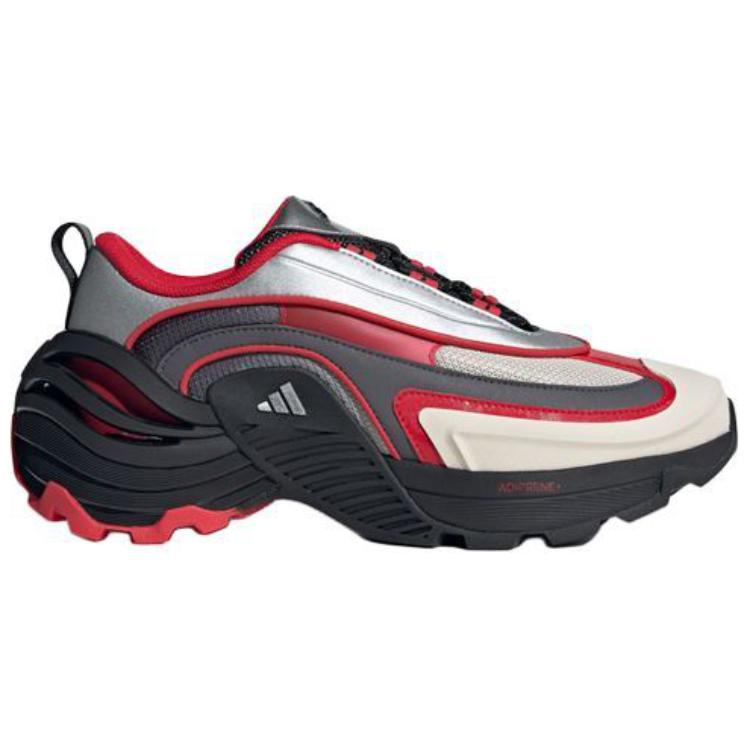 Adidas Wonder Runner Turbo Comfortable Versatile Non-Slip Wear-Resistant Low-Top Running Shoes Unisex Running Shoes Silver Gray Red JS3747