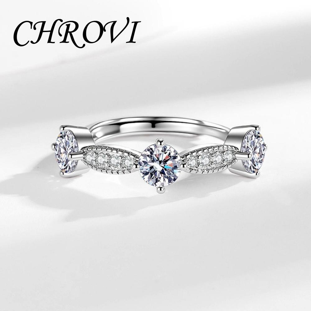 Fashion 925sterling Silver Hot-selling Full-diamond Straight Row Ring for Women - A Unique and Elegant Accessory for Your Hands.