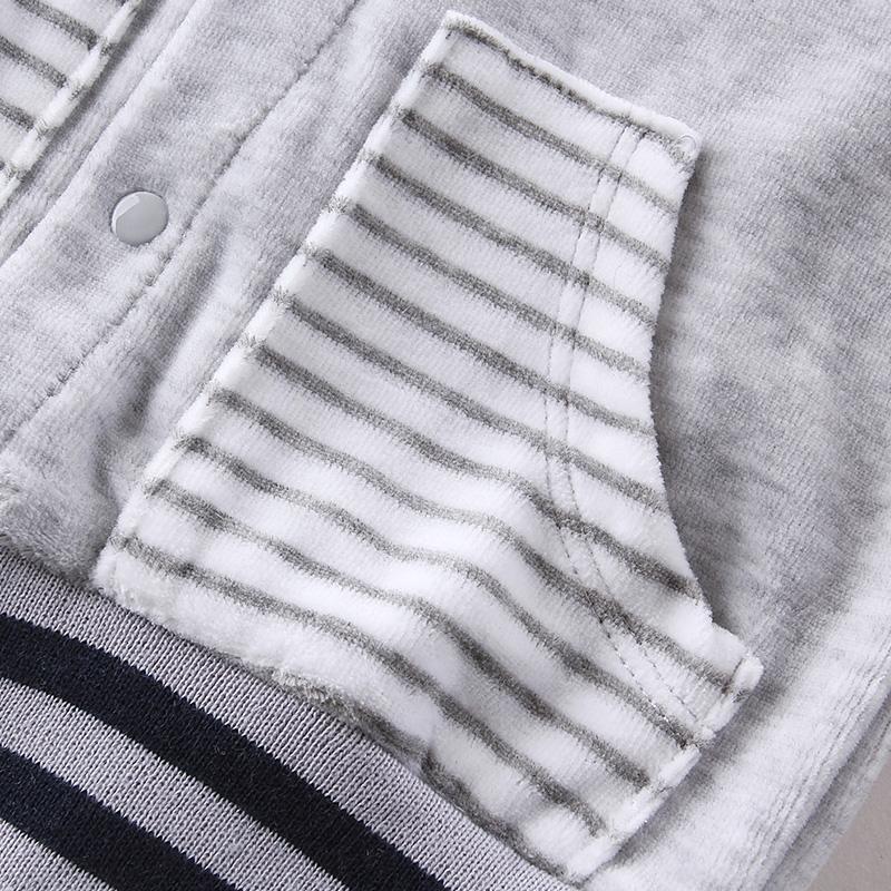 Boy And Girls Baby Infant Clothing Velour Winter Spring Long Sleeve Trousers Set With Hat Buttons Kidswear Aapparel