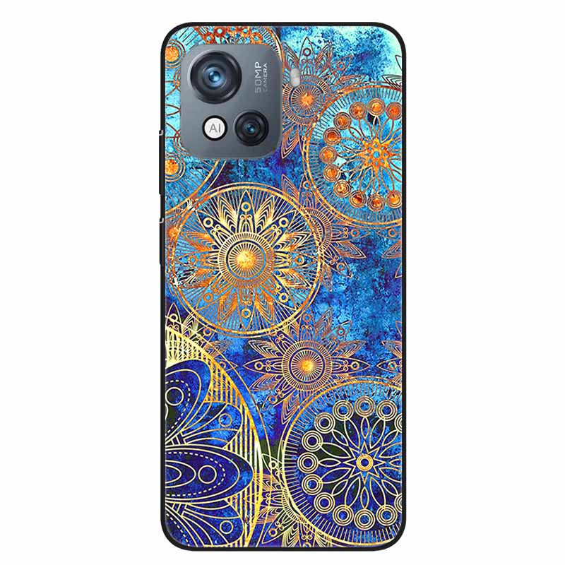 For Blackview Oscal C80 Case C 80 Marble Printing TPU Silicon Soft Phone Covers for Oscal C80 OscalC80 Back Cases Black Shells