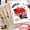 American Apple Loose-leaf Book High Value Coil Student Cute Girl Notebook Diary Stationery