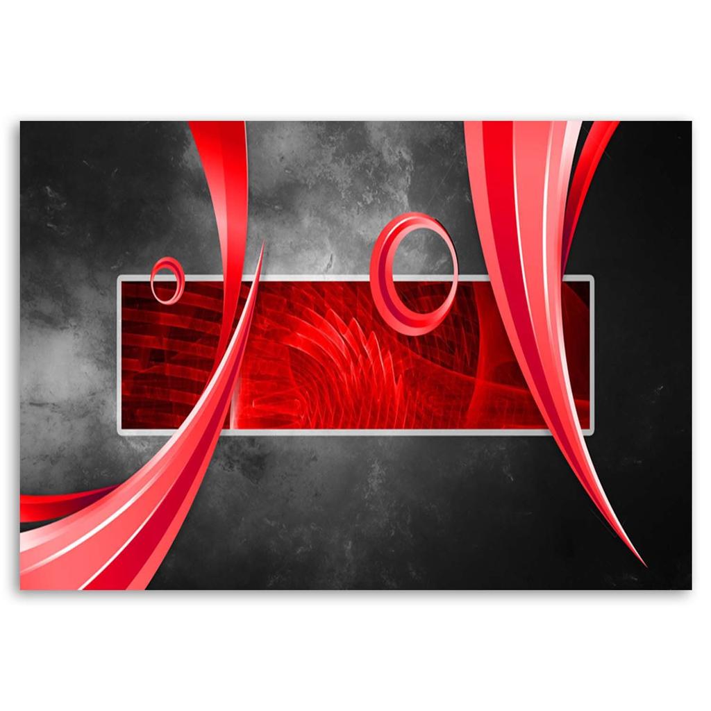 Холст, Красная абстракция