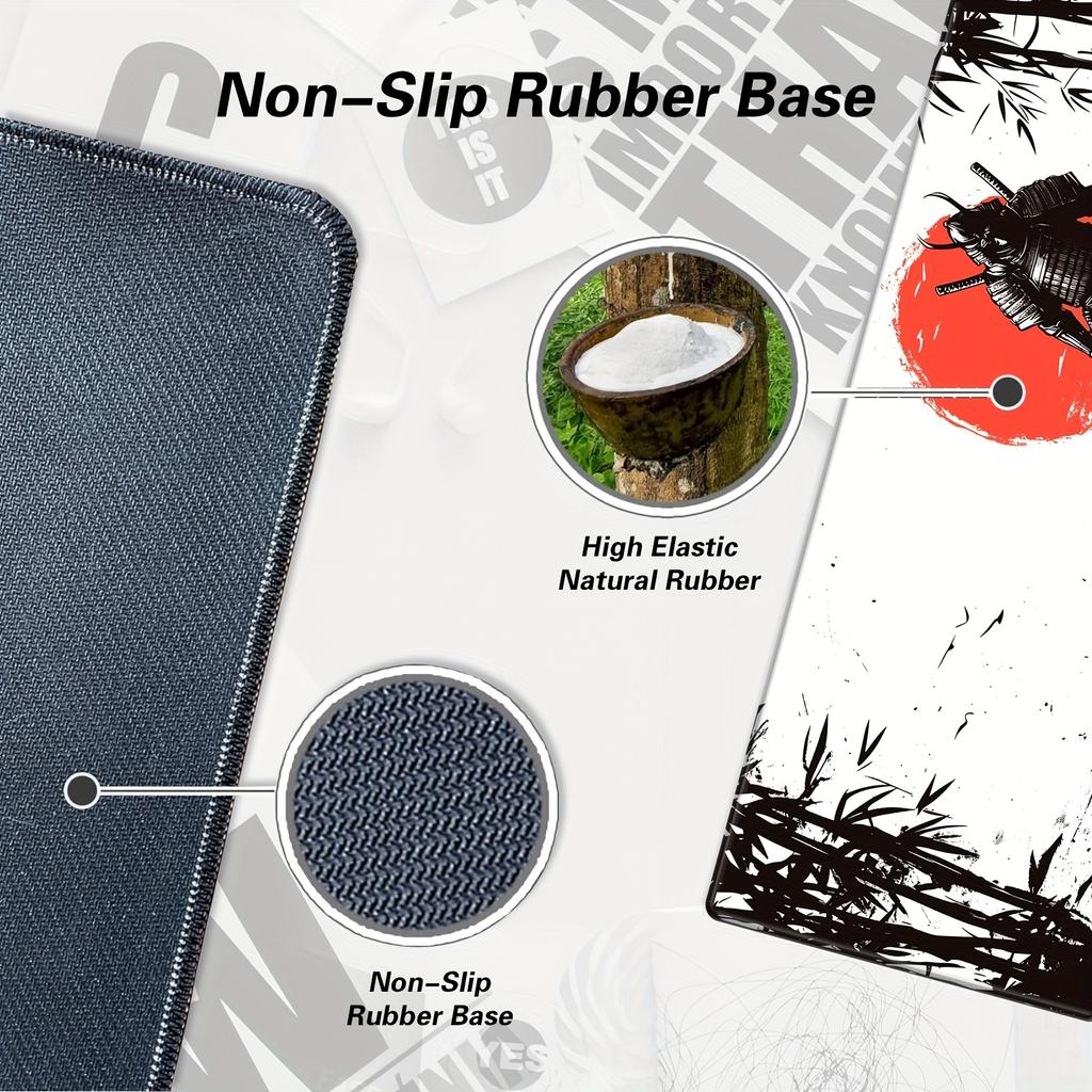 XXL Watercolor Samurai game mouse pad 1000x500x3MM game player office large table pad Desktop accessories keyboard pad table mat