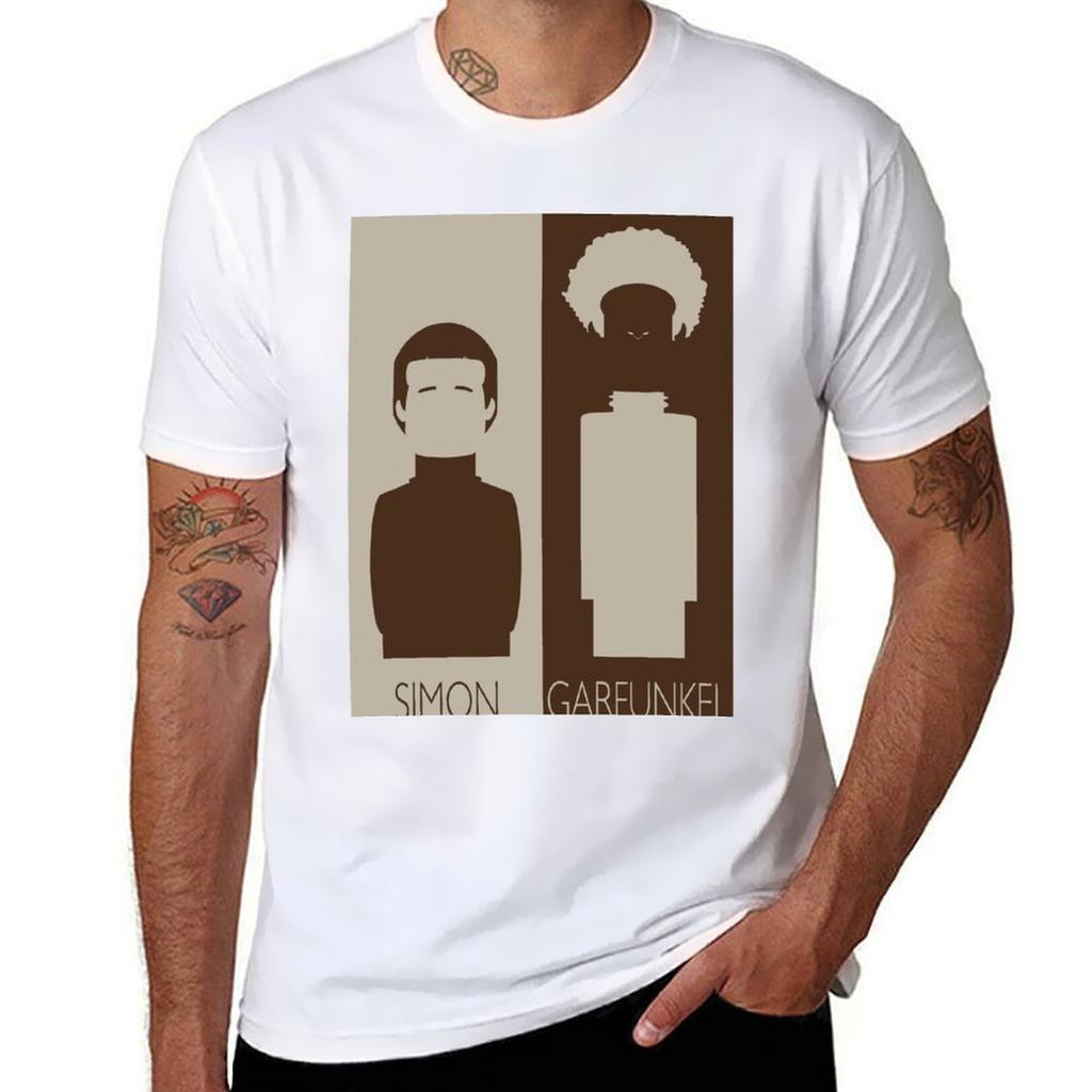 Simon And Garfunkel Tshirt Sporty Breathable Short Sleeve Tshirt